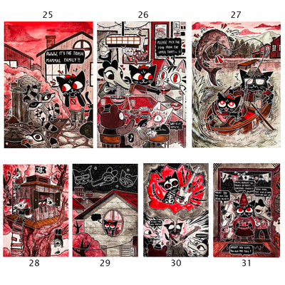 Maetober 2024 prints Days 25 to 31