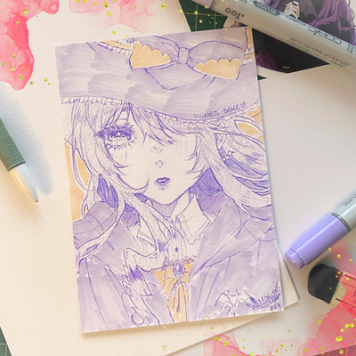 Villainess Belle Original Art 05