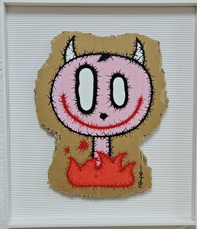 😈😇Painting by Celipe Perroloco "Little HELL"