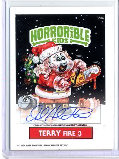 Horrorible Kids DAVID HOWARD THORNTON - CELEBRITY AUTO Card