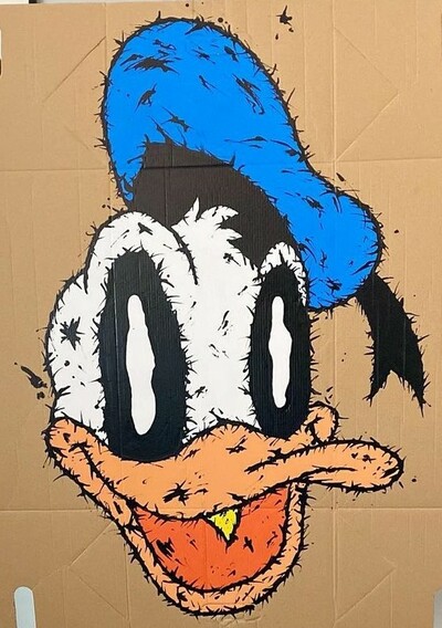 📺 Painting by Celipe Perroloco "Ce n'est pas un canard"