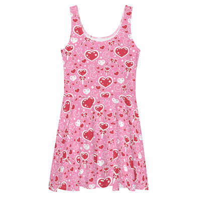 Sweet Feelings Pink Skater Dress