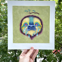 ORIGINAL "Sloth" Painting - Thumbnail 2
