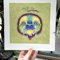 ORIGINAL "Sloth" Painting - Thumbnail 5