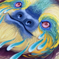 ORIGINAL "Sloth" Painting - Thumbnail 3