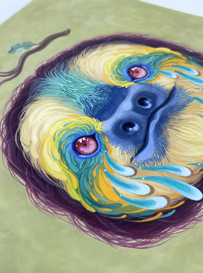 ORIGINAL "Sloth" Painting