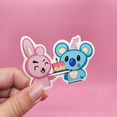 Koya & Cookie sticker