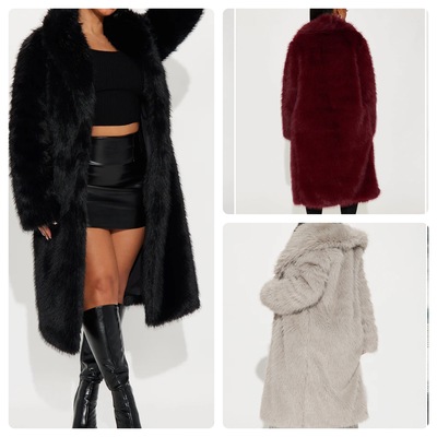 Faux Fur Trench-TD