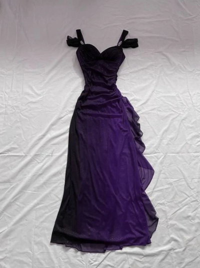 Beautiful Off Shoulder A-line Sweetheart Long Prom Dresses