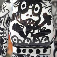 Custom Bearbrick 400%: UNTITLED 2 by XAVI CARBONELL  - Thumbnail 4