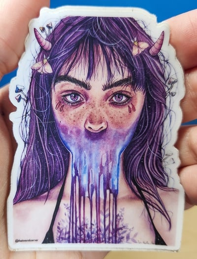 "Mush Mouth" Vinyl Sticker