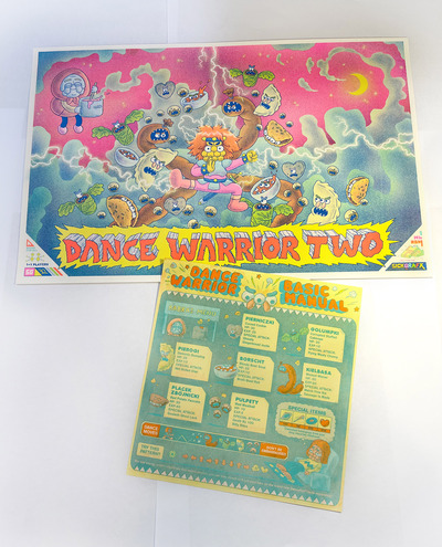 Epoxy Print #1 - Dance Warrior