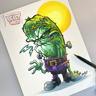 FRANKEN-PICKLE color artwork