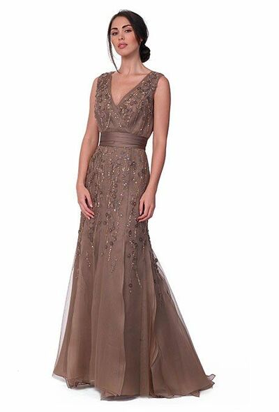 Elegant Mother of the Bride/Groom Dress Sheath Lace Appliques Evening Formal Party Gown Prom Dress