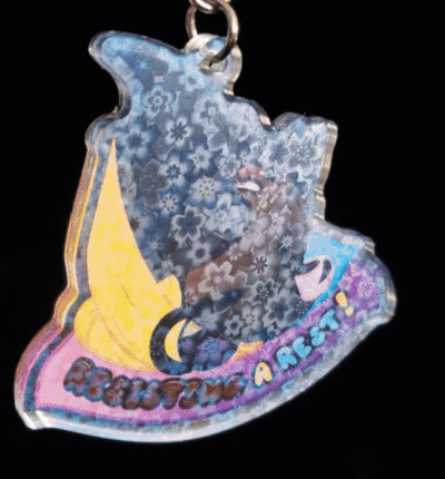 Resisting A Rest - Bat Keychain