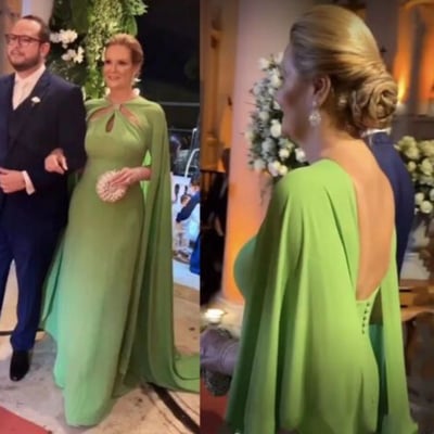 Sage Chiffon Mother of the Bride Dresses Floor Length