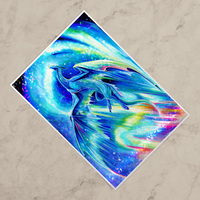 Aurora Dragon - Premium Holographic Poster - Thumbnail 2