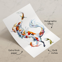 Koi Fox - Premium Holographic Poster - Thumbnail 1