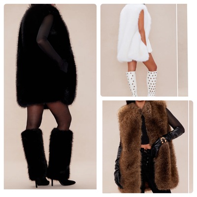 Faux Fur Vest-TD