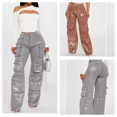 Chrome Cargo Pants-TD