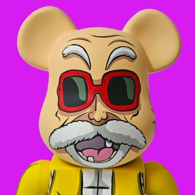 Custom Bearbrick 400% by Dhani Barragan "ROSHI"