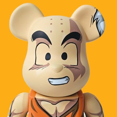 Custom bearbrick 400% by dhani barragan "krillin"  - Thumbnail 5