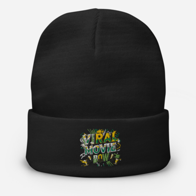 Viral Movie Bow Static Embroidered Beanie
