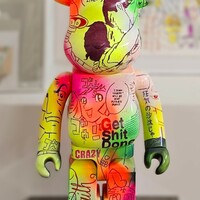 Custom BEARBRICK 1000%: by Judas Arrieta "GET THE S. DONE" - Thumbnail 9