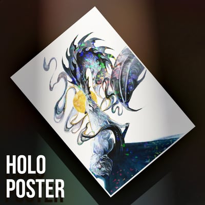 Death dragon - premium holographic poster - Thumbnail 3