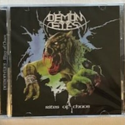 Demon eyes - rites of chaos (new import reissue cd of 1984 album from french metal band - cult metal classics) - Thumbnail 2
