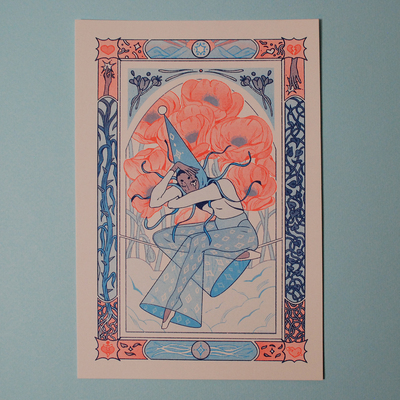 In The Garden Riso Print