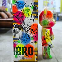 Custom BEARBRICK 1000%: by Judas Arrieta "GET THE S. DONE" - Thumbnail 6