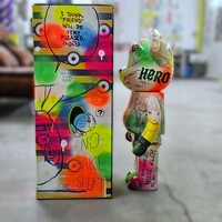 Custom BEARBRICK 1000%: by Judas Arrieta "GET THE S. DONE" - Thumbnail 8