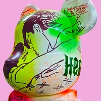 Custom BEARBRICK 1000%: by Judas Arrieta "GET THE S. DONE" - Thumbnail 1