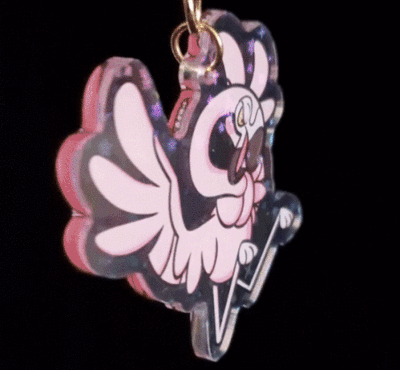 Flamigo - Double-sided Keychain