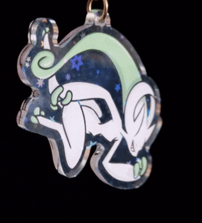 Mewtwo Mega Y - Double-sided Keychain