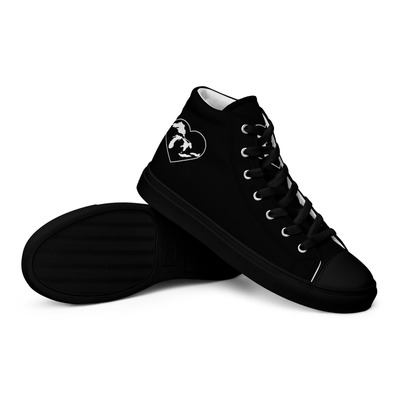 MI Love Mens high top canvas shoes