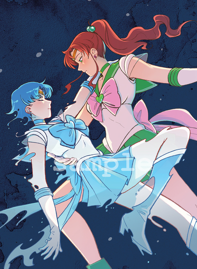 Come L'Acqua, Jupiter and Mercury Print