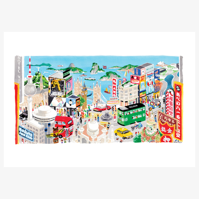 Around the World (A1, A2, A3 or A4 size)