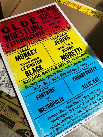 '18 Extravaganza Letterpress Poster