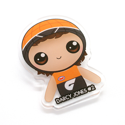 D Jones Helmet Badge