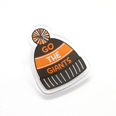 Go The Giants Beanie Badge
