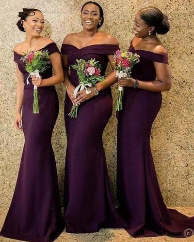 Purple bridesmaid dress prom dresses Evening Gown, PD230311