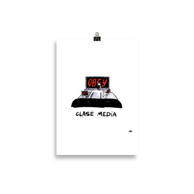 Clase media | Print Póster A4 (21x30cm)