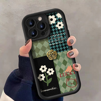 Leather Flower Pattern Case For iPhone 17 16 15 IPS607 - Thumbnail 3