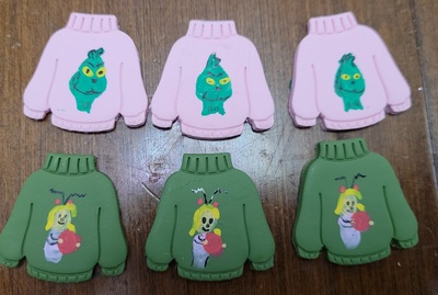 Bestie sweater pins