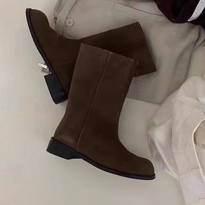 Women's genuine leather martin boots 2 colors