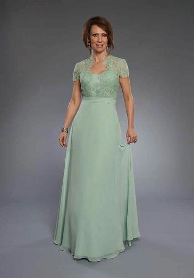 Elegant Mother of the Bride/Groom Dress Mint Gree Lace Evening Formal Prom Dress