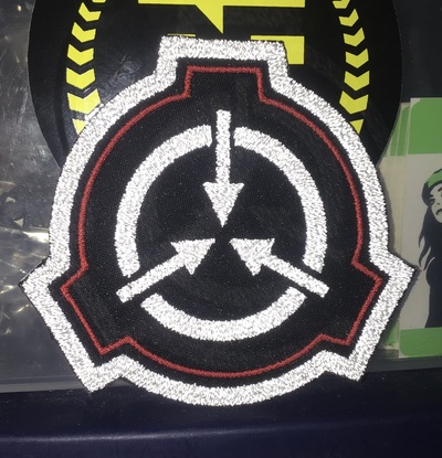 Scp logo reflective patch - secure contain protect