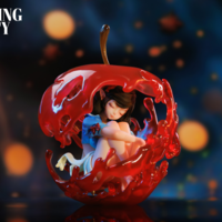 Bishoujo ArTToys by Weartdoing "Sleeping Beauty: Apple Fairies Red"  - Thumbnail 1